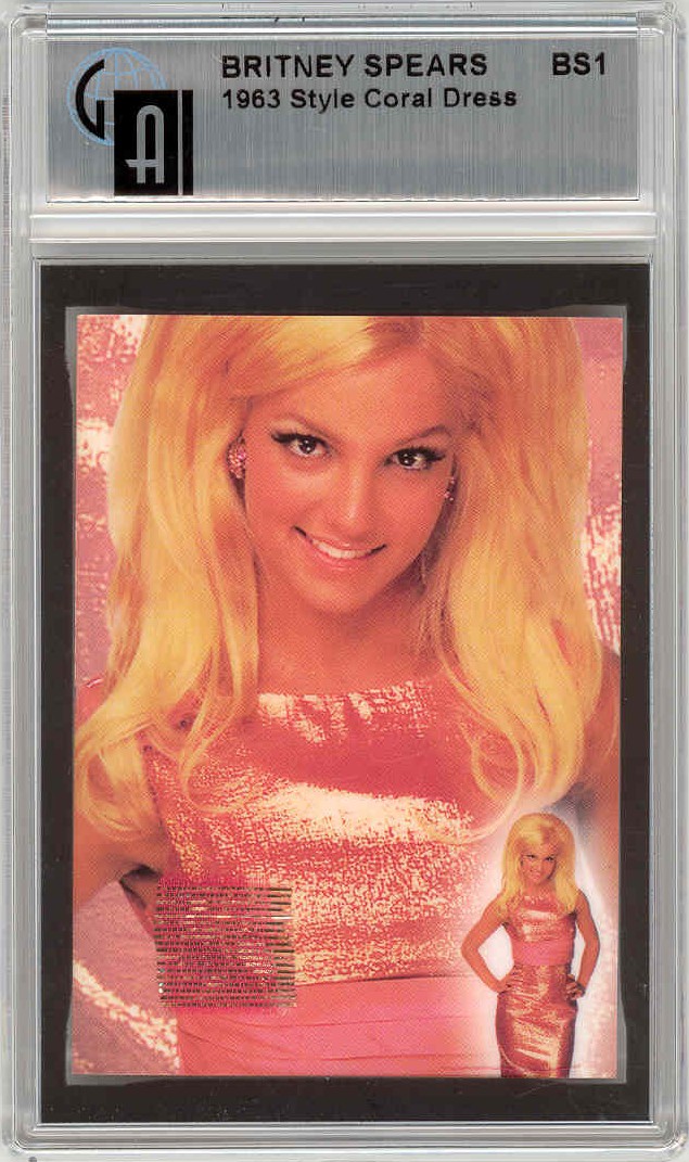 Britney Spears Authentic Clothing 衣装カード GAI - Authentication = Britney Spears